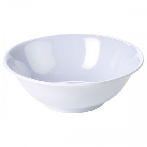 Genware 6" Melamine Oatmeal Bowl White - Quantity 12