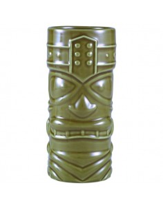 Green Tiki Mug 40cl/14oz - Pack of 4