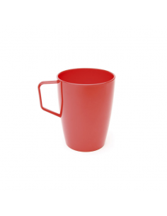 Mug Red Antibacterial Polycarbonate 28.5cl