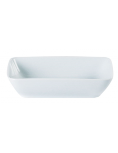 Porcelite Rect. Serving Dish 19x14cm/8"x5.5" 40cl/14oz - Pack of 6