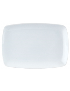 Porcelite Rectangular Plate 43x29.5cm/17"x11.5" - Pack of 3