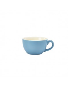 Royal Genware Bowl Shaped Cup 25cl Blue - Pack of 6