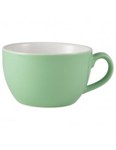 Royal Genware Bowl Shaped Cup 25cl Green - Pack of 6