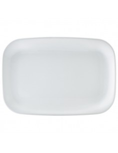 Royal Genware Rectangular Rounded Edge Plate 35.3 x 24.2cm - Pack of 3