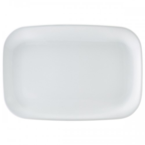 Royal Genware Rectangular Rounded Edge Plate 35.3 x 24.2cm - Pack of 3