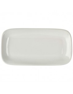 Royal Genware Rectangular Rounded Edge Plate 35.7 x 19cm - - Quantity 3