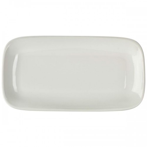 Royal Genware Rectangular Rounded Edge Plate 35.7 x 19cm - - Quantity 3