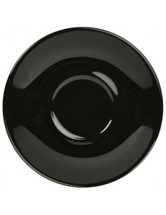 Royal Genware Saucer 12cm Black - Pack of 6