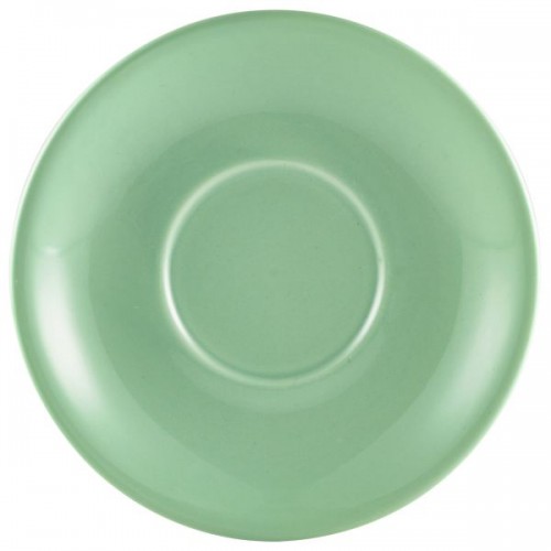 Royal Genware Saucer 12cm Green - Pack of 6