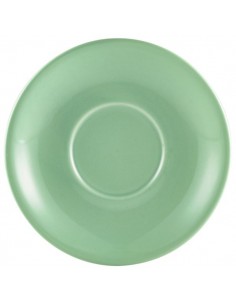 Royal Genware Saucer 16cm Green - Pack of 6