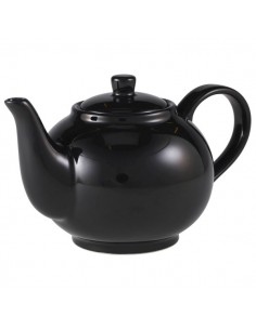 Royal Genware Teapot 45cl Black - Pack of 6