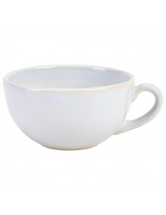 Terra Stoneware Rustic White Cup 30cl/10.5oz - Pack of 12