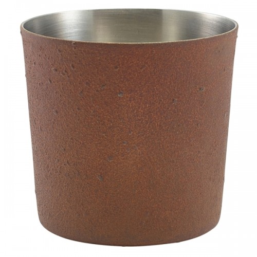 Rust Effect Serving Cup 8.5 x 8.5cm