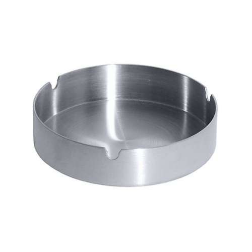 Ashtray Stainless Steel 10cm Dia