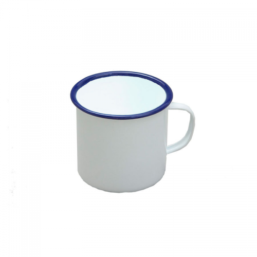 Enamel Mug White 9cm 12oz