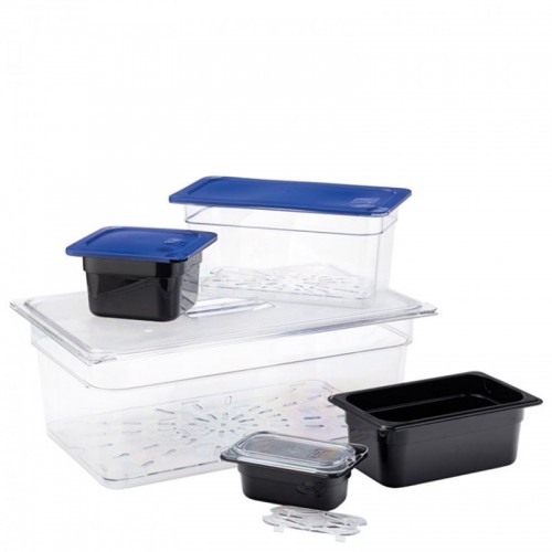 UTOPIA -Polycarbonate 1/1GN Universal Handled Lid Clear