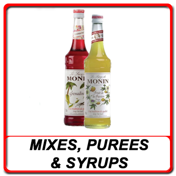 Next Day Catering Bar Supplies - Mixes, Purees and Syrups